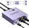 Switch Ethernet 1 a 3 1000Mbps Aluminio Gigabit Ethernet Splitter Duplicador RJ45 con Cable De Alimentación USB C para Ordenadores Routers Decodificadores TV digital