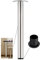 Pied de bar rond réglable en acier inoxydable pour table de travail (taille : H : 85 cm)
