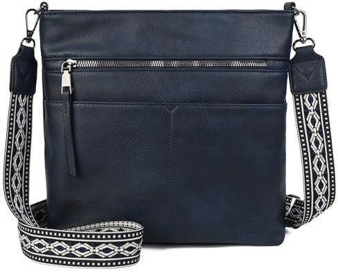 Gladdon handbags for women,damenhandtasche,umhängetasche damen mittelgroß,Crossbody Bag, Leder handtaschen multi pochette tasche,Schultertasche mit Breite Schultergurte Jacquard-Gewebe