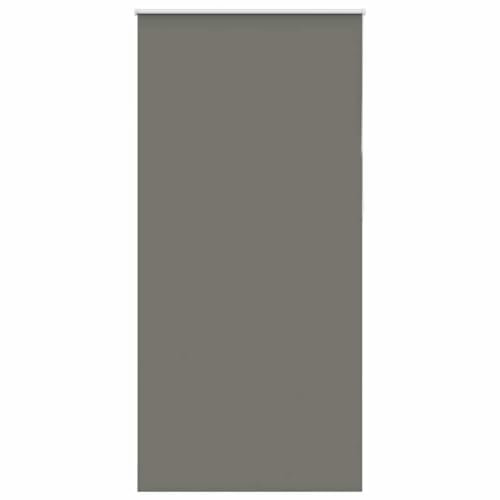 vidaXL Verdunkelungsrollo Grau 115x210cm Stoffbreite 110,7cm Polyester, Rollo, Klemmfix, Thermorollo, Verdunklungsrollo, Klemmrollo, Fensterrollo