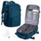 Sac à Dos de Voyage sous Vide avec Pompe - 45x36x20 cm (Easyjet Cabine) - Sac à Dos Cabine pour Avion avec Compartiment PC 15.6 Pouces - Imperméable - Bagage à Main Homme et Femme Bleu