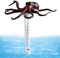 zjhukfmc Thermomètres Flottants pour Piscine Lecture Facile,Grands Thermomètres Flottants avec Affichage XXL - Sonde Octopus Mesure Temps Réel pour Pêche Natation Spa et Bains Chauds