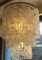 GURU SHOP Deckenlampe/Deckenleuchte, Muschelleuchte aus Hunderten Capiz, Perlmutt Plättchen - Modell Salome, 100x80x80 cm