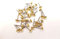 100 Small 6mm Upholstery Nails Furniture Studs PINS Brass on Steel
