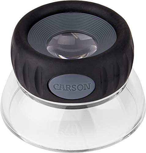 Carson LumiLoupe Plus loupe sur pied avec fonction mise au point, grossissement de 10,5x (LO-10)