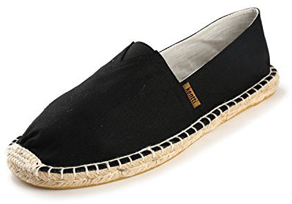Kentti Mujer Clásico Denim Lona Alpargatas Negro 38 EU