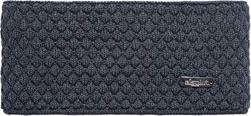 Eisglut Damen Minal Merino Stirnband, grau Mel, one Size