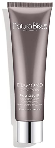 Natura Bissé Diamond Cocoon Daily Cleanse | Feuchtigkeitsspendende und beruhigende Gesichtsreinigungscreme mit Ginseng, Apfel, Pfirsich und Seerose | 150 ml