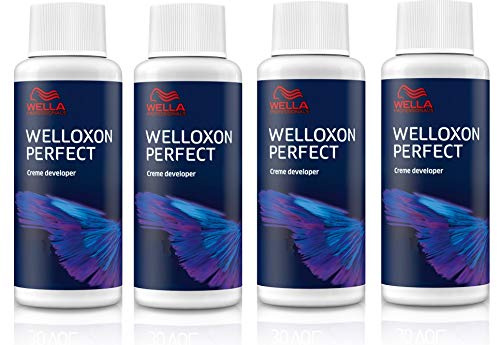 4er Wella Professionals Waserstoffperoxid Welloxon Perfect 6% H2O2 60 ml