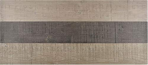 Panneau mural autocollant en bois HSC Gris