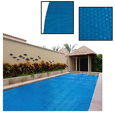 Estexo Bâche Solaire pour Piscine Bâche Solaire Ronde Bleu Ø4,55m Couverture de Piscine