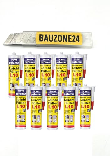 2 bis 12er Pack: Pufas pufamur Fugen und Flächen Leichtfüller L 10-310 ml