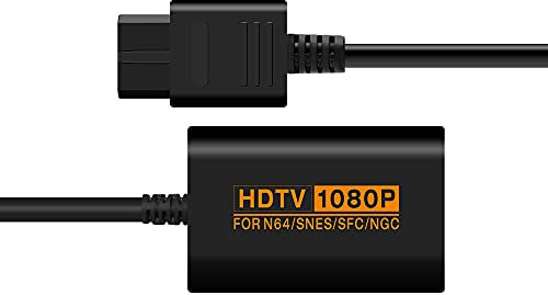La Brodée HD Link Cable - N64, SNES, GC to HDMI Converter with 3m/10ft HDMI Cable (PAL/NTSC)
