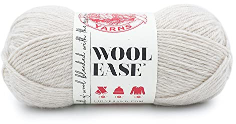 (1 Knäuel) Lion Brand Yarn Wool-Ease Garn, Leinen