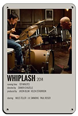KOURT Whiplash Filmposter Blechschild Vintage Metall Pub Club Cafe Bar Home Wandkunst Dekoration Poster Retro 20 x 30 cm