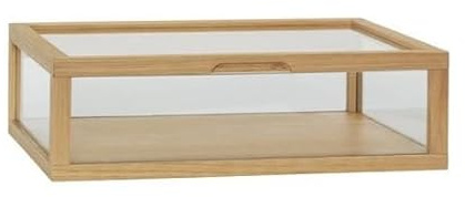 Hubsch Kleine Schatulle aus Eiche und Glas