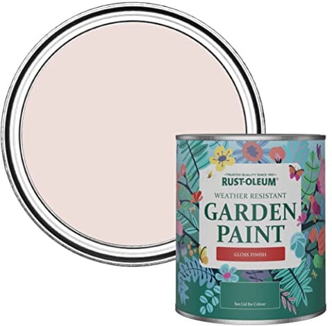 Rust-Oleum Pink Mould-Resistant Garden Paint In Gloss Finish - Elbow Beach 750ml