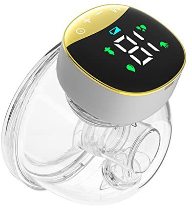 Tire-lait électrique portable mains libres pour allaitement LED Sn 4 modes 12 ventouses faible bruit avec stockage de 180 ml