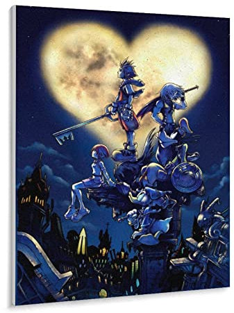 Jigsaw Puzzles 1000 Pieces Assembling Picture Kingdom Hearts New Video Game Anime For Adults Children Games Educational Toys(38x26cm)