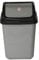 URBNLIVING 5L/20L/30L/50L Plastic Waste Management Recycling Bin Trash Can Dustbin with Swing Lid for Office, Kitchen and Bathroom (30L Black/Grey)