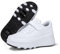 Schuhe mit Rollen für mädchen Jungen Einzelrad/Doppelrad Verstellbare Rollschuhe Schuhe Einziehbar Turnschuhe mit Rollen für Kinder Roller Skate Shoes für Outdoor-Sportarten,Weiß,31EU