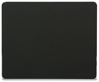 JUNCHENGBAO Metall-Aluminium-Mauspad, hart, glatt, dünn, doppelseitig, wasserdicht, Gamer-Computer-Mauspad for Büro und Zuhause(Black,300x240mm)