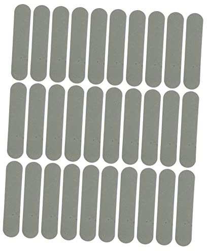 BIUDECO 50pcs Silver Rubbing Stick Sanding Polishing Rods Sterling Cleaner Jewlery Cleaner Nail Cleaner Sander Sanding Sticks Silver Plastic Silverware Polishing Wax Jewelry Supplies