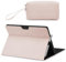 HYZUO Protective Case for Surface Pro 11/10/9, Multi-angle Viewing Folio Stand with Stylus Holder, Compatible with Type Cover Keyboard, with Pouch, Apricot