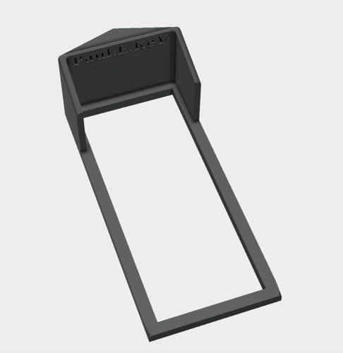 PaulEkey Rain Sun Cover for Ring Wired Video Doorbell Clip on Made in the UK