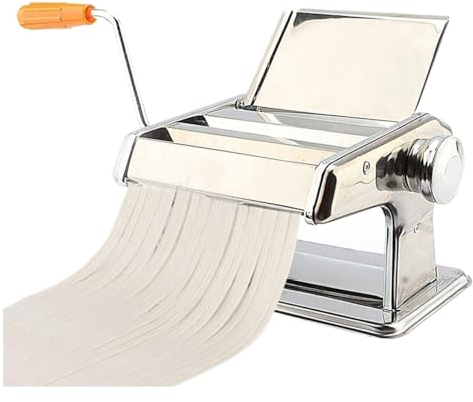 Pasta Maker Pastamaschine Manuelle Nudelmaschine Aus Edelstahl, Frische Nudelrolle, Mit Kurbel Nudelmaschine