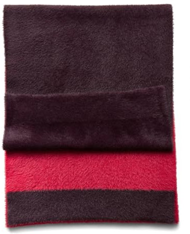 STREET ONE Damen A572608 Federgarn Schal, Autumn red, A