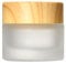 NRVTRE Pot Cosmétique Vide en Verre 5/10/15/20/30/50/60ML,Boite Échantillon Cosmétique de Voyage avec Bouchon Intérieur e Couvercle pour Cosmétiques Crèmes Lotion, Pot Creme Vide (10g,Givré)