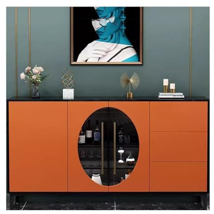 Moderner leichter Luxus-Kücheninselwagen mit Wandausrichtung, Wohnzimmerschrank