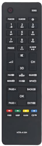 HTR-A18H - Mando a distancia de repuesto para Haier TV LE32M600 LE39M600F LE46M600F LE32A650 LE32F600 LE32B7500 LE48B7500 LE50B7500 LE22M600F LE24M600F F LE24M 660F LE28M600