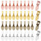Ymapinc 100PCS Earring Making Supplies, 15x5mm Pendants for Jewellery Making Jewellery Findings for DIY Crafts and Glue on Bails Pendants 4 Colors Rose Gold Antique Silver Gold Bronze