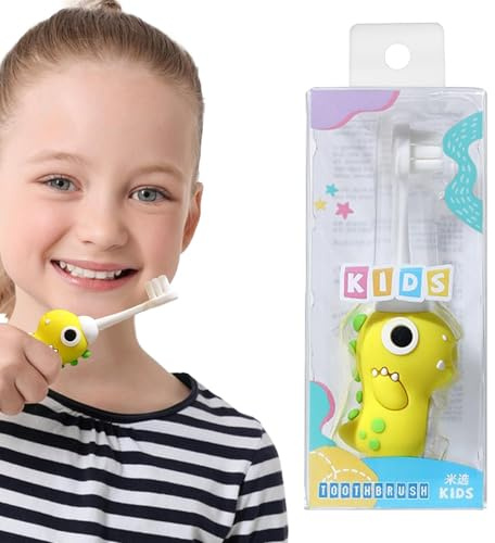 Weiche Zahnbürste für Kleinkinder, Dinosaurier-Zahnbürste für