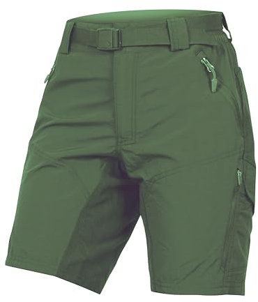 Endura Damen Hummvee Mountain Bike Baggy Cycling with Liner Shorts, Machair Green, Medium