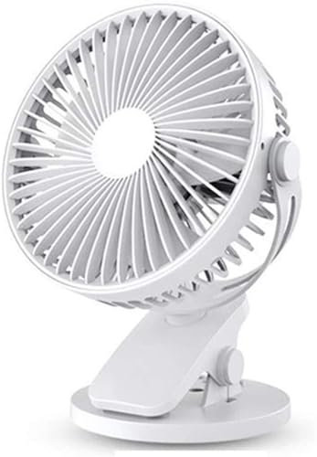 AMZBNEIDI bedroom standing fan. 3 in 1 Mini Desktop 3 Speed Super Silent Radiator 360 ° USB Clip Fan Rechargeable
