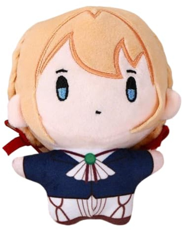 Jilijia Anime Violet Evergarden Plush Pillow Keychain Pendents Cute 12cm