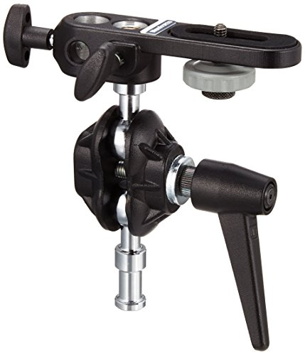 Manfrotto 155 Testa a Doppia Sfera Tilt Top, Nero