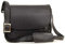 VISCONTI - Damen Leder Umhängetasche - Handtasche Mittelgroß - Crossbody Bag Für Notizbuch A5 - Verstellbarer Schultergurt - JOANNA 2195 - Schwarz
