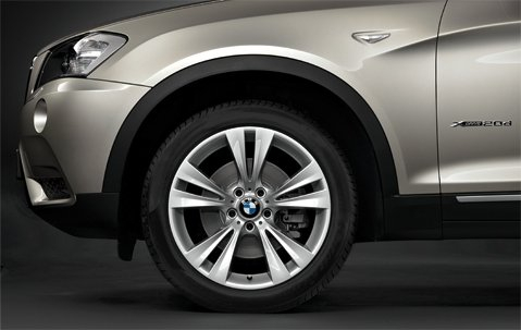 Original BMW Alufelge X4 F26 Doppelspeiche 309 in 19 Zoll für hinten