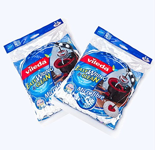 2x Vileda 134302 Easy Wring und Clean Wischmop Ersatz