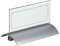 Durable 820119 Portanombres de mesa Desk Presenter de Luxe (61 x 150 mm) Pack de 2, plata