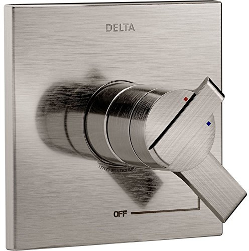 Delta Faucet Ara 17 Series Dual-Function Shower Handle Valve Trim Kit, Stainless T17067-SS (Valve Not Included)