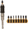 DeWalt Extreme Impact Torsion Bit Set Con Portainserti Pieghevole, 10 parti, Dt70578T, nero