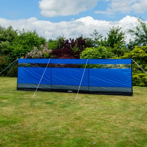 Andes Large Blue Camping Windbreak Beach Windshield Shelter With Top Window