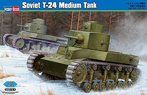 Hobby Boss 82493 Modellbausatz Soviet T-24 Medium Tank
