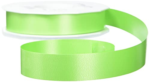 Präsent C.E. PATTBERG Geschenkband apfelgrün, 91 Meter Ringelband 25 mm zum Basteln, Dekorieren & Verpacken von Geschenken zu jedem Anlass