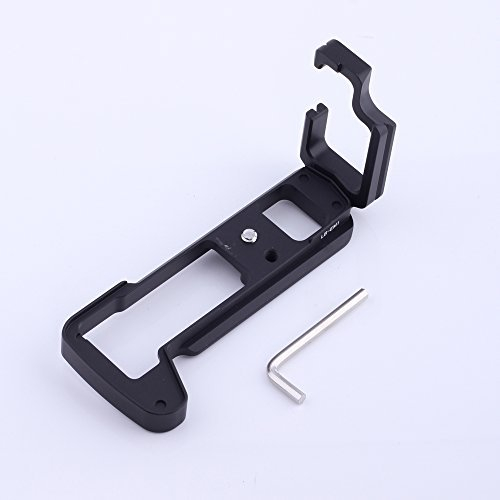 FOTGA QR Schnell Spanner L Vertikal Schnellwechselplatte Kennzeichenhalter & Handgriff für Olympus E-M1 EM1 OMD Kamera Arca Swiss Stativ